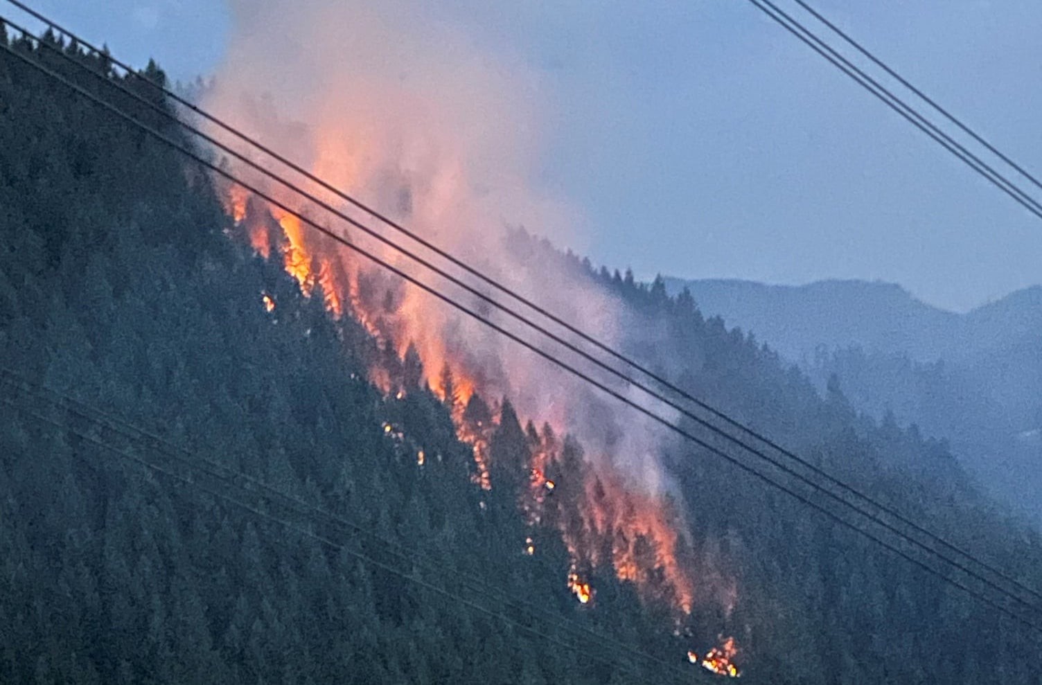 Lightning Starts Several New Fires Sunday Night